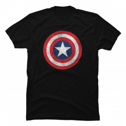 distressed captain america shirt